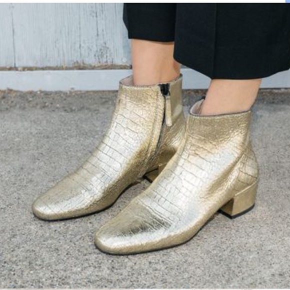 Freda Salvador Shoes - Freda Salvador Gold True Boots
